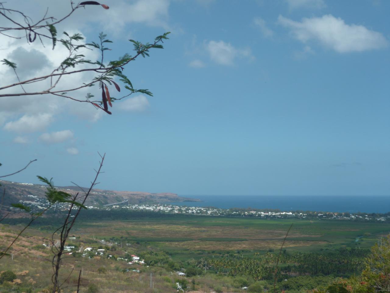 L'étang St Paul vue panoramique.